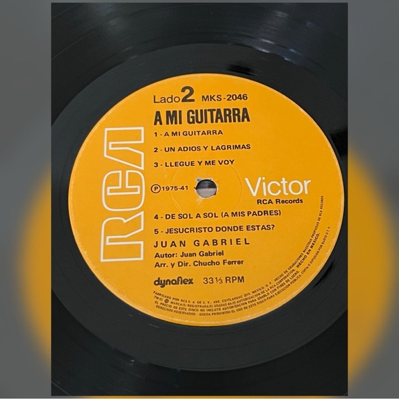 Juan Gabriel, A Mi Guitarra 1975, Arcano/RCA Records, Vinyl LP - Picture 4 of 11